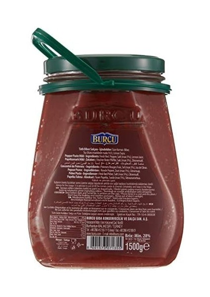 Burcu Gıda 1500 gr Ev Tıpı Tatlı Bıber Salcası modelleri