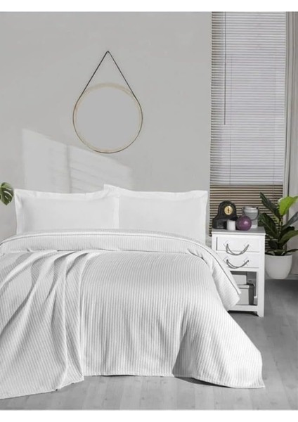 Örgü Pike Tek KIŞILIK%100 Pamuk Yumuşak Dokulu 170X230