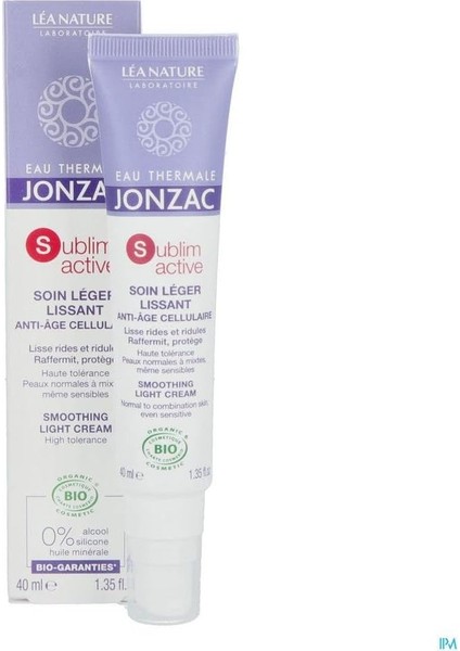 Jonzac Sublimaktif Yaşlanma Karşıtı Hafif Pürüzsüzleştirici Krem 40 ml
