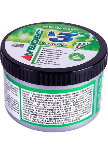 Veidec Bio Clean, Profesyonel Temizlik Maddesi, Çok Amaçlı Temizleyici, Krom ve Metal Yüzey Parlatıcı, 600 gr