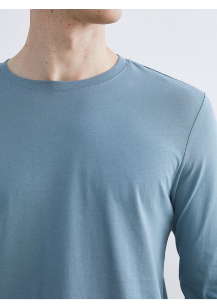 Yeni Sezon Bisiklet Yaka Uzun Kollu Erkek Tişört modelleri