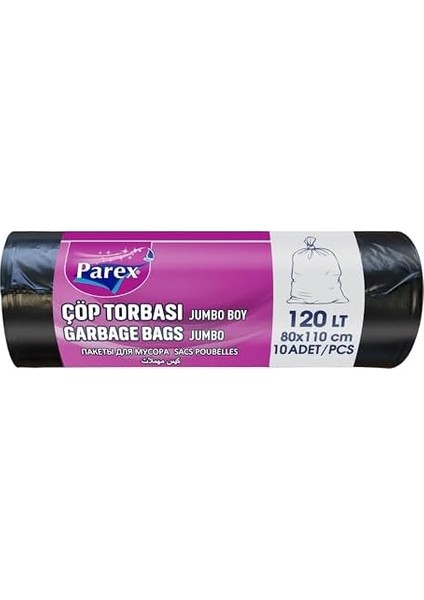 Parex Parex Professional Çöp Torbası Jumbo Boy 10'lu