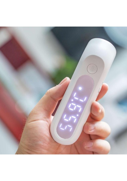 Coverzone Ateş Ölçer Dijital Göstergeli Bebek Çocuk ve Yetişkinler Için Dijital Termometre Alın ve Yüzden Temassız Termometre Ateş Ölçme FL-BFM001 fiyatları