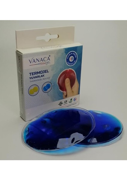 Soğuk Kompres ve Sıcak Kompres Yuvarlak Diş, Burun, Alın, El Için Soğuk Kompres, Tekrar Kullanır, Küçük Yaralanmalarda Soğuk ve Sıcak Olarak Kullanılır. 9cm Çapında Yuvarlak Termojel 6ADET