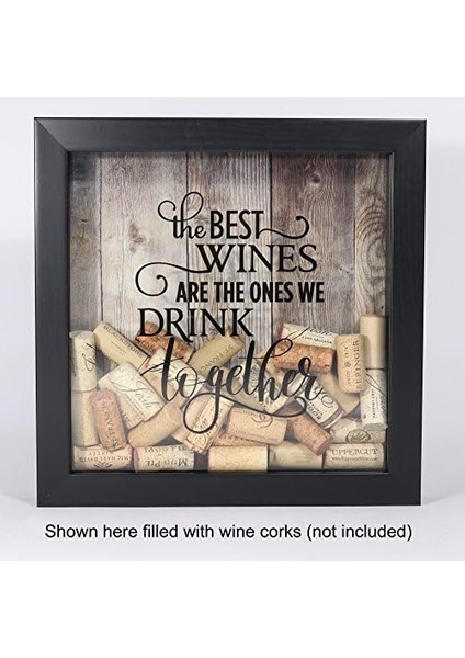 Frames Weinkorkhalter, 25,4 x 25,4 Cm, Schwarz modelleri