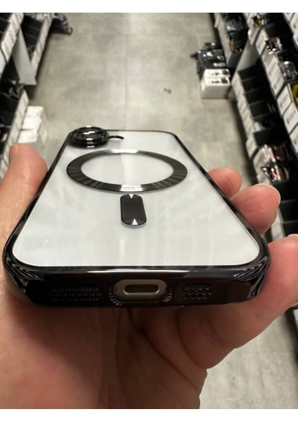 iPhone 17 Kılıf Kamera Lens Korumalı Magsafe Şarj Kilifi Şeffaf Renkli Yumuşak Kapak modelleri