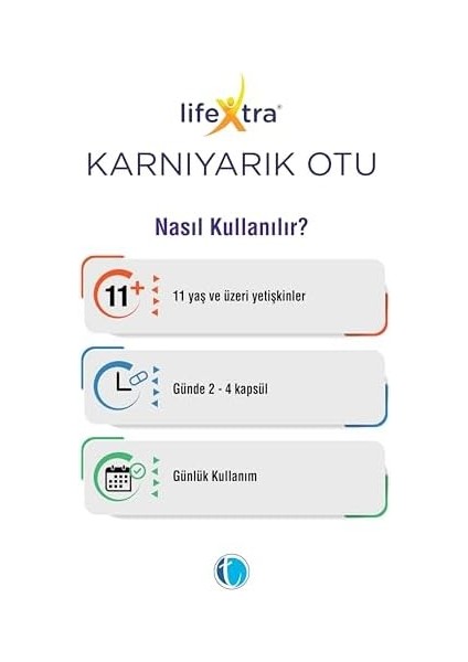Lifextra Karnıyarık Otu 120 Kapsül