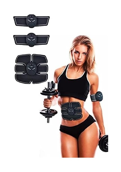 Mobee Sporcu Karın Kası Çalıştırıcı Masaj Aleti 6'lı Set
