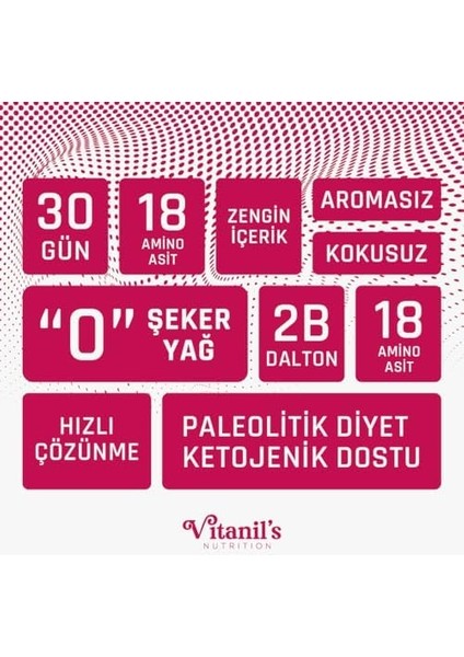 Vitanils Hydrolyzed Collagen Peptides - 300GX1 modelleri