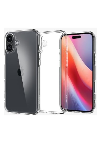 16 Ince Kılıf Crystal Sararma Karşıtı Duraclear™ Hava Kanalı Teknolojisi™ Askeri Sınıf Koruma Crystal Clear Şeffaf Kapak - ACS08095 modelleri