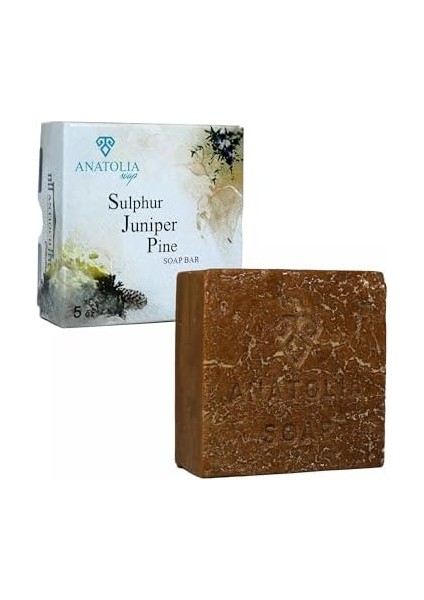 Anatolia Soap 1978 Antioch Koleksiyonu Çam Ardıç Kükürt Doğal Özel Üretim Egzama Sivilce 1 Kalıbı 130 Gr. Tekli Paket modelleri