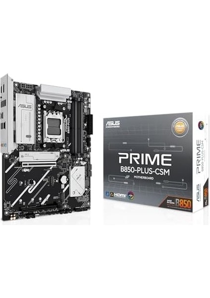 prıme b850-plus-csm amd b850 am5 ddr5 8000 dp hdmı 3x m2 usb3.2 aura rgb 2.5gbit lan atx 256gb’a kadar ram desteği, 1xgen5 m.2, uzaktan yönetim yazılımı fiyatları