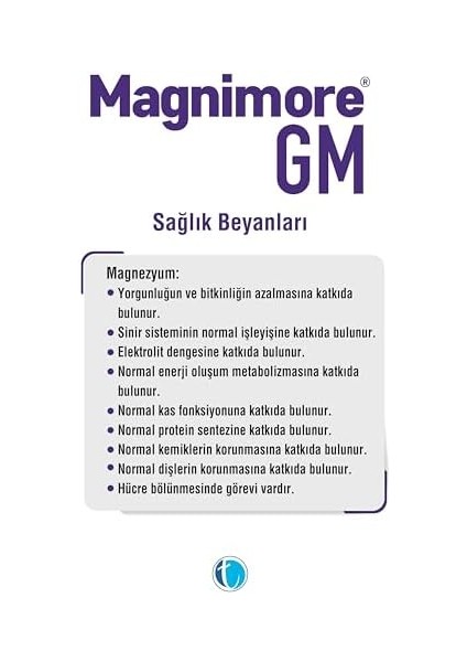 Magnimore Gm Magnezyum 60 Tablet