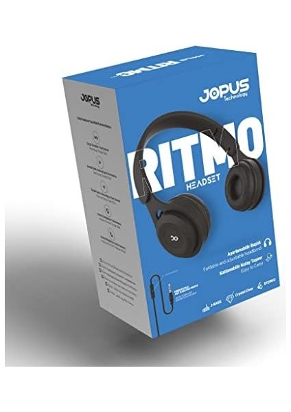 Jopus Ritmo Kulak Üstü Kablolu Kulaklık Katlanabilir Js-80 modelleri