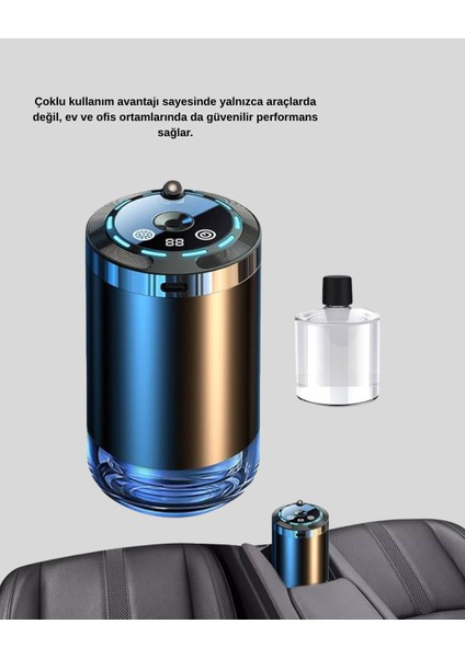 Aromaterapili Araç Içi Difüzör USB Bağlantılı ve Yıldız Işıklı - CHT9611-2513 modelleri