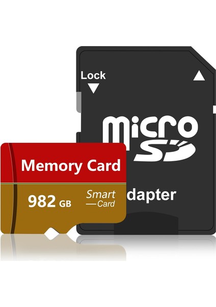 1 TB Micro Sd Hafıza Kartı(982 GB Gerçek Kullanım Alanı)