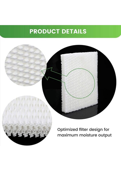 Vornado MD1-0034 Evaporatif Nemlendirici Aksesuarlar Model EVAP40 Evap2 EV100 için uyumlu 12x yedek filtreler (Yurt Dışından)