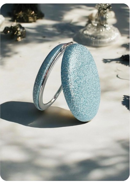 Cep Aynası Büyüteçli, Makyaj Aynası, Çanta Ayna, Kalpli Ayna,gold Ayna,simli Ayna, Kedi Ayna Rose Ayna,hediyelik Ayna Dekoratif El Aynası, Çelik Ayna (Mavi Simli) fiyatları