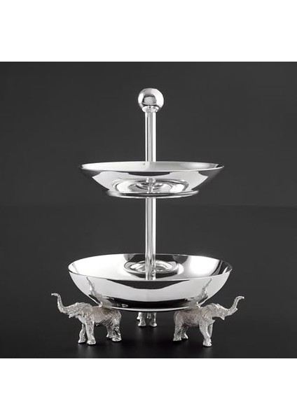 Ganesha Iki Katlı Sunumluk 11 x 12,3 cm fiyatları