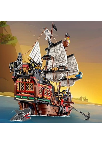 Creator 3’ü 1 Arada Gemisi 31109-9 Yaş ve Üzeri Için Yaratıcı Oyuncak Yapım Seti (1260 Parça) fiyatları