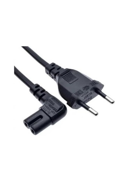 2 Metre 90 Derece Teyp Power Kablo 2 Metre Teyp Fişi 2 Metre Teyp Power Kablo 90 Derece