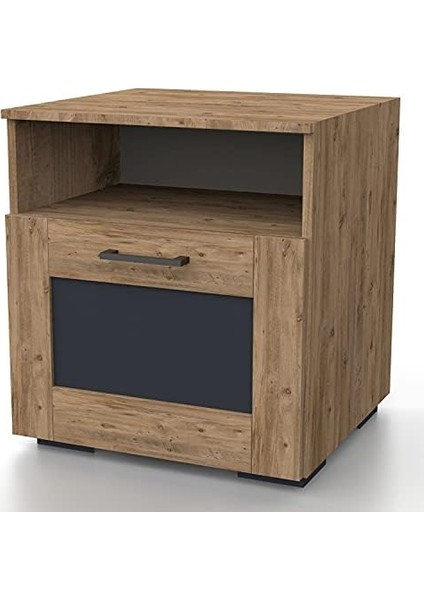 KMD102 Ceviz Tek Çekmeceli Komodin fiyatları