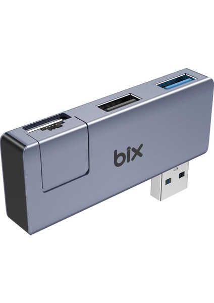 Bix BX22HB USB To USB 3.2 USB 2.0 Dönüştürücü Adaptör Hub