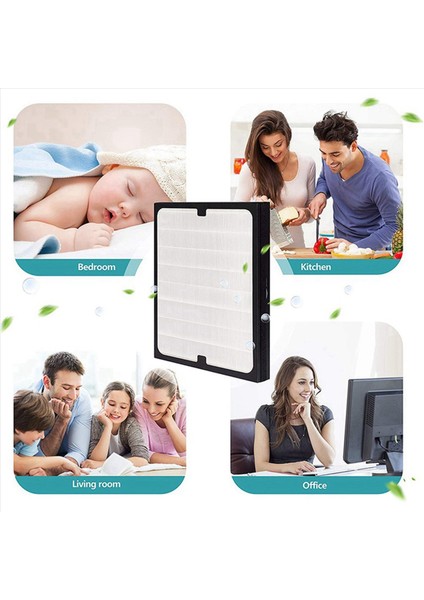 Blueair 200/300 Serisi Parçacık Filtre Modelleri Için 2x Yedek Hepa Filtresi 201 203 203 Slim 205 210B 215B 250E 270E (Yurt Dışından)