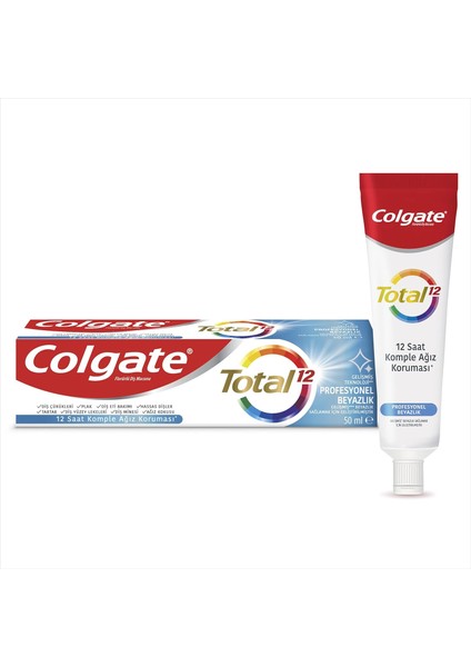 Colgate Total Profesyonel Beyazlık Beyazlatıcı Diş Macunu 50 ml fiyatları