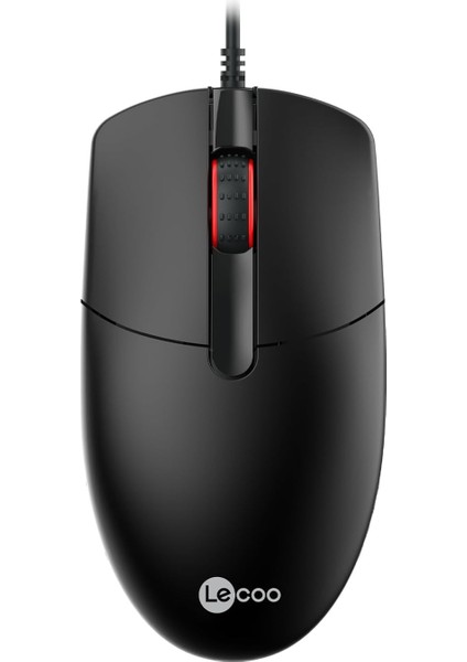 MS103 USB Kablolu 1000DPI 3 Tuşlu Pc, Mac, Dizüstü Bilgisayar ile Uyumlu Optik Mouse Siyah