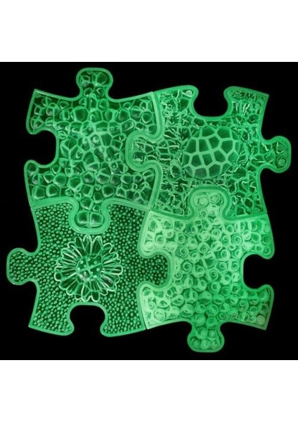 Muffik Lets Glow - Işıldayan Mini Set - Karanlıkta Parlayan 4'lü Ortopedik Duyu Matı - Bebek ve Çocuklar Için Gece Lambası Özellikli Gelişim Matı fiyatları