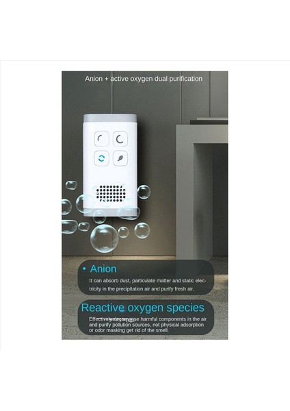 3x Mini Hava Temizleyici Ozon Jeneratör Saflaştırma Ev Banyo Tuvalet Deodorizer Evcil Deodorizer Hava Iyonizer Abd Fiş (Yurt Dışından)