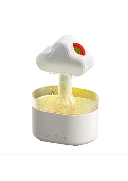 Yağmur Bulutu Hava Nemlendiricisi Elektrik Aromaterapi Esansiyel Yağı Difüzör Rahat Yağmur Yağmur Damla Gece Lambası Us Fiş (Yurt Dışından)