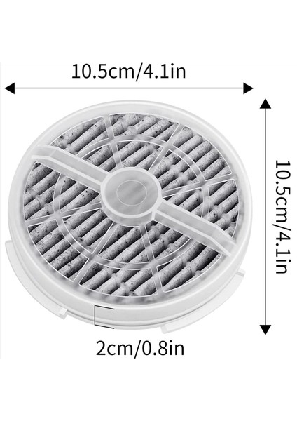 8 Paket Gerçek Hepa Değiştirme Filtresi Rigoglioso GL2103 Için Uyumlu Jinpus GL-2103 ve Ltlky 900S Masaüstü Hava Temizleyicisi (Yurt Dışından)