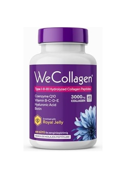 Wecollagen Kolajen Takviye Edici Gıda 45 Tablet