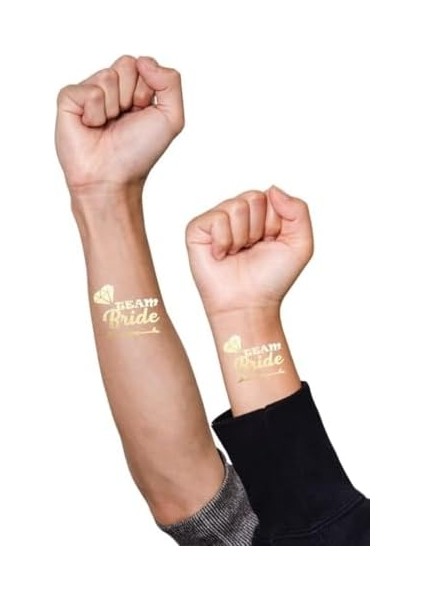 Beysüs Bride To Be Gold Altın Renk Geçici Dövme 1 Bride 5 Team Bride Bekarlığa Veda Partisi fiyatları