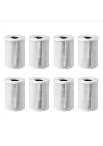8x hava temizleyicileri filtre ön filtre katmanı HEPA filtre tabakası aktif karbon filtre katmanı AP02 (Yurt Dışından)