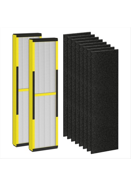 AC4825 AC4850 2 True HEPA + 8 Karbon Filtreleri için Germ Guardian Hava Temizleyicisi için FLT4825 Değiştirme Filtresi (Yurt Dışından)