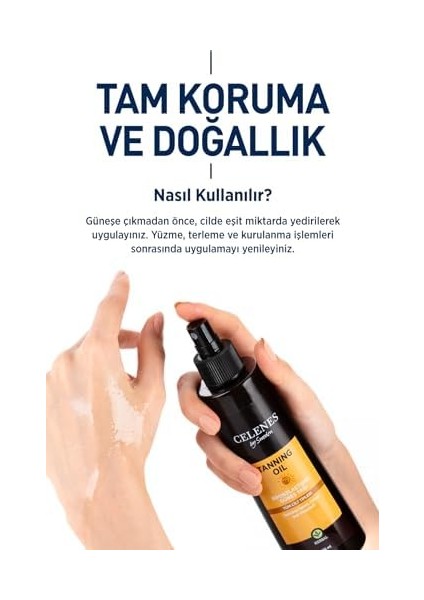 Celenes Herbal Bronzlaştırıcı Güneş Yağı, 200ML fiyatları