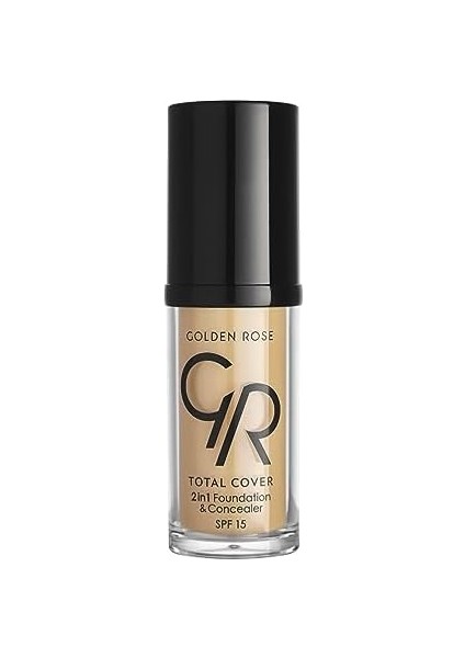Golden Rose Total Cover 2ın1 Foundation&concealer No:15 1 Paket