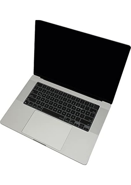 MacBook Klavye Koruyucu Silikon Ince Kılıf Us Ingilizce Amerikan-Return-Enter-Için Türkçe Çeviri Baskı Air 13,6-15,3inç- Pro 14,2-16,2inç M1-M2-M3-M4 Pro Max Uyumlu, Klavye Filmi Siyah fiyatları