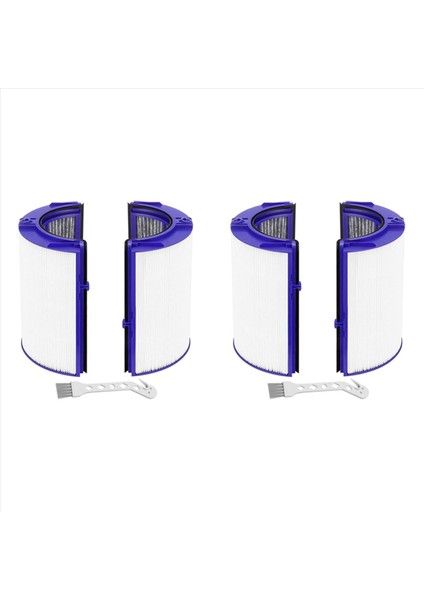 4x Dyson TP06 HP06 PH01 PH01 PH02 Hava Arıtörü Hepa Filtre Seti Bölüm 970341-01 ile Karşılaştırın (Yurt Dışından)