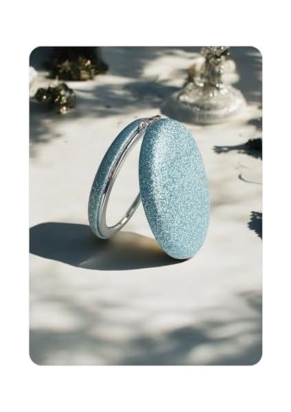 Cep Aynası Büyüteçli, Makyaj Aynası, Çanta Ayna, Kalpli Ayna,gold Ayna,simli Ayna, Kedi Ayna Rose Ayna,hediyelik Ayna Dekoratif El Aynası, Çelik Ayna (Mavi Simli) modelleri