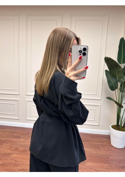 Kemerli Modal Takım - Siyah fiyatları