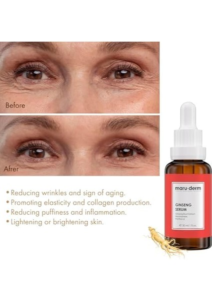 Maru.derm Ginseng Cilt Yenileyici Serum 30 ml modelleri