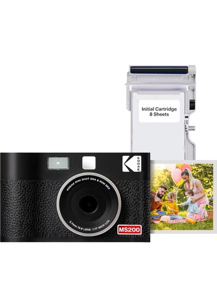 Mini Shot 2 Era - Fotoğraf Makinesi + Anında Baskı Fotoğraf Yazıcısı 5.34X8.64 cm (Kredi Kartı Boyutunda Baskı) 4pass Baskı Teknolojisi