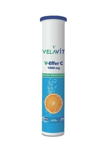 Velavit V-Effer C 1000MG Effervesan 20 Tablet fiyatları