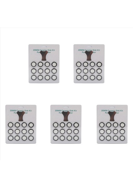 60 Pack Ultrasonik Mist Maker Fogger Seramik Diskleri Nemlendirici Parçalar Için Cap Aracı ile Dönüştürücü Diskler (Yurt Dışından)