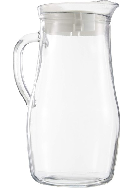 Tekli Sürahi, 1.8 L Hacim, Cam, Beyaz