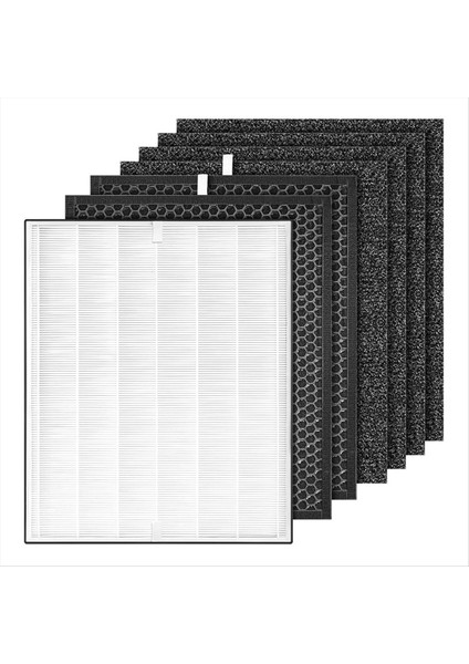 3000 Yedek Filtreler Bir Doktorla Uyumlu 3000 4in1 Ev Hava Temizleyici H13 True Hepa ve Ekstra Carbn Ön Filtreler (Yurt Dışından)